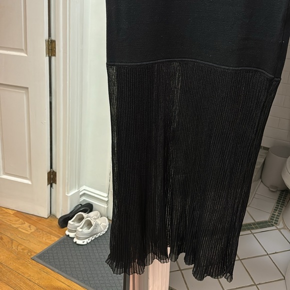 NAKD Black Sheer Tank Dress NWOT - Picture 6 of 7